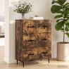 Armoire à tiroirs Chêne fumé 66 x 34,5 x 89,5 cm 631424631424