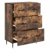 Armoire à tiroirs Chêne fumé 66 x 34,5 x 89,5 cm 631424631424