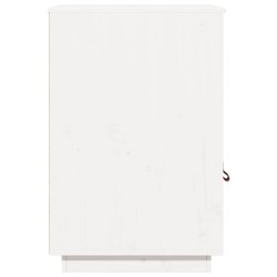 Armoire de bureau Blanc 40x50x75 cm Bois massif de pin 631427631427