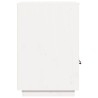Armoire de bureau Blanc 40x50x75 cm Bois massif de pin 631427631427