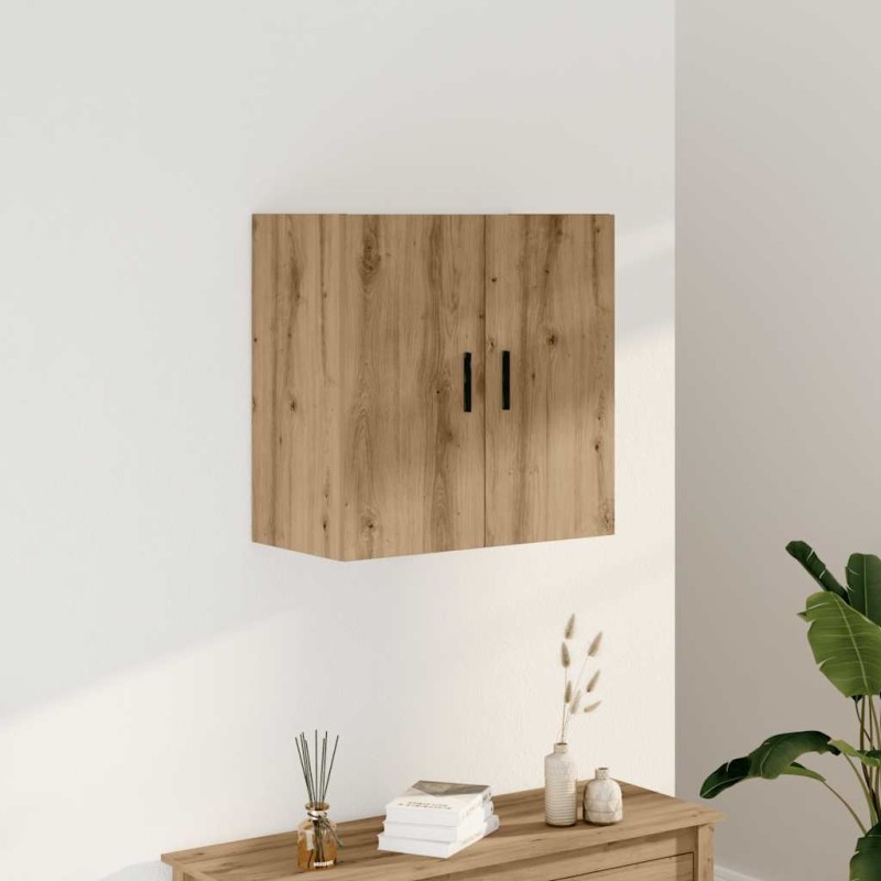 Armoire murale chêne artisanal 60x31x60 cm bois d'ingénierie 631429631429