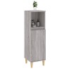 Armoire salle de bain sonoma gris 30x30x100 cm 631434631434