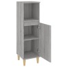 Armoire salle de bain sonoma gris 30x30x100 cm 631434631434