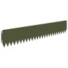 Bordure de Pelouse 10 pcs 103 x 20 cm Acier Vert olive 631435631435