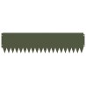 Bordure de Pelouse 10 pcs 103 x 25 cm Acier Vert olive 631436631436