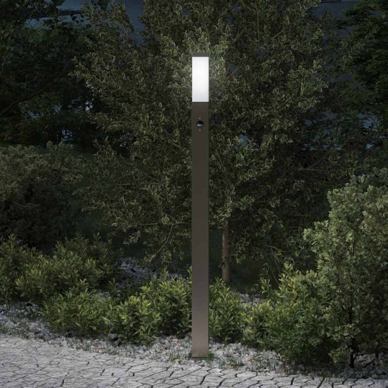 Borne lumineuse avec détecteur 110 cm en acier inoxydable IP44 631440631440