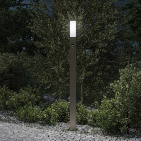 Borne lumineuse avec détecteur 110 cm en acier inoxydable IP44 631440631440