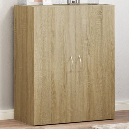 Armoire de classement chêne sonoma bois d'ingénierie 631442631442
