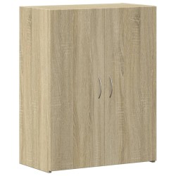 Armoire de classement chêne sonoma bois d'ingénierie 631442631442