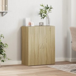 Armoire de classement chêne sonoma bois d'ingénierie 631442631442