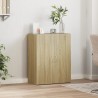 Armoire de classement chêne sonoma bois d'ingénierie 631442631442