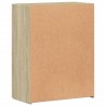 Armoire de classement chêne sonoma bois d'ingénierie 631442631442