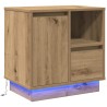 Cabinet de chevet Chêne artisanal 50 x 34,5 x 50 cm. 631449631449
