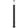 Bornes lumineuses avec détecteur et prise lot de 3 110 cm acier inoxydable IP44 631452631452