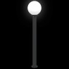 Borne lumineuse 120 cm noire IP44 631454631454