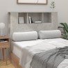 Armoire de tête de lit gris béton 120x18,5x102,5 cm 631457631457