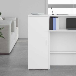 Armoire de rangement Blanc 40x45x103,5 cm Bois d'ingénierie 631458631458