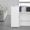 Armoire de rangement Blanc 40x45x103,5 cm Bois d'ingénierie 631458631458