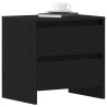 Cabinet de chevet 2 pcs Chêne noir 45 x 34 x 44,5 cm 631459631459