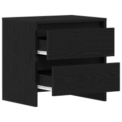 Cabinet de chevet 2 pcs Chêne noir 45 x 34 x 44,5 cm 631459631459