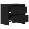 Cabinet de chevet 2 pcs Chêne noir 45 x 34 x 44,5 cm 631459631459