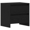 Cabinet de chevet 2 pcs Chêne noir 45 x 34 x 44,5 cm 631459631459