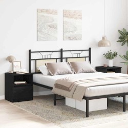 Cabinet de chevet avec tiroir 2 pcs Chêne noir 40 x 40 x 50 cm 631460631460