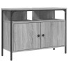 Armoire lavabo de salle de bain sonoma gris 80x30x60 cm 631461631461
