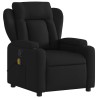 Fauteuil de massage inclinable noir tissu 631465631465