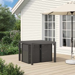 Chaises de jardin salle à manger 2 pcs Gris clair PP 631474631474