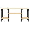 Meuble TV chêne sonoma 102x35x45,5 cm bois d'ingénierie 631482631482