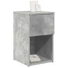 Armoire de lit 2 pcs Gris béton 29 x 31,5 x 49 cm 631485631485