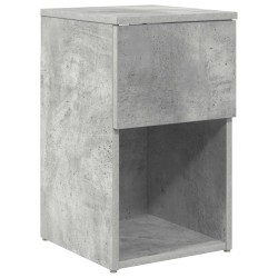 Armoire de lit 2 pcs Gris béton 29 x 31,5 x 49 cm 631485631485