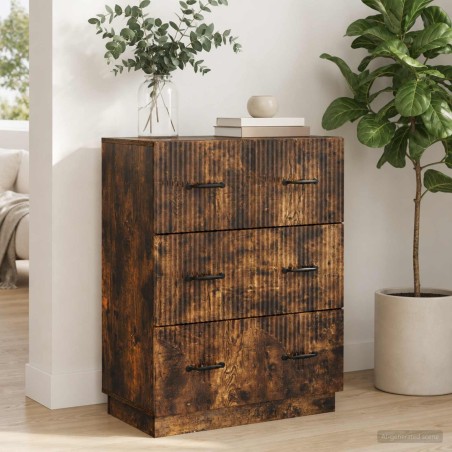 Armoire à tiroirs Chêne fumé 66 x 34,5 x 87 cm 631492631492