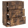 Armoire à tiroirs Chêne fumé 66 x 34,5 x 87 cm 631492631492