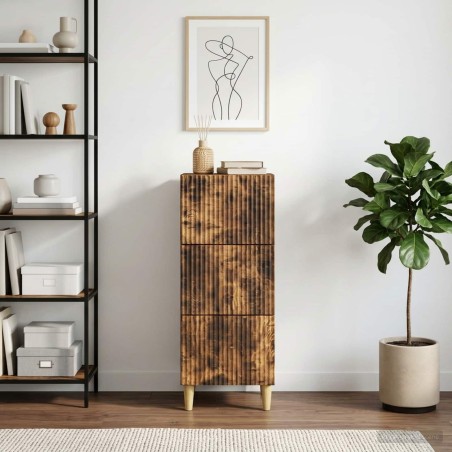 Armoire à tiroirs Chêne fumé 33 x 34,5 x 90 cm 631494631494