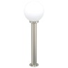 Bornes lumineuses lot de 3 80 cm acier inoxydable IP44 631502631502
