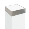 Bornes lumineuses avec détecteur et prise lot de 3 80 cm acier inoxydable IP44 631504631504
