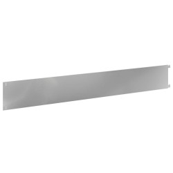 Bordure de Pelouse 30 pcs 102 x 15 x 4 cm Acier Argenté 631505631505