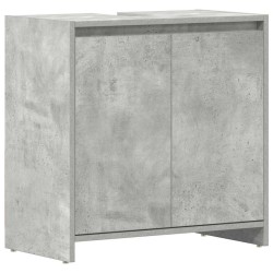 Armoire de salle de bain Gris béton 60x33x61 cm Bois ingénierie 631509631509