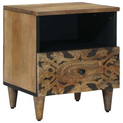 Armoire de lit avec tiroir 2 pcs Marron 40 x 33 x 46 cm 631515631515