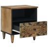 Armoire de lit avec tiroir 2 pcs Marron 40 x 33 x 46 cm 631515631515