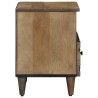 Armoire de lit avec tiroir 2 pcs Marron 40 x 33 x 46 cm 631515631515