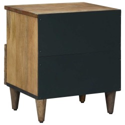 Armoire de lit avec tiroir 2 pcs Marron 40 x 33 x 46 cm 631515631515