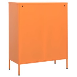 Armoire de rangement Orange 80x35x101,5 cm Acier 631525631525