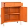 Armoire de rangement Orange 80x35x101,5 cm Acier 631525631525