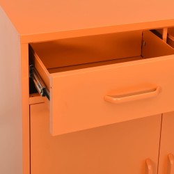 Armoire de rangement Orange 80x35x101,5 cm Acier 631525631525