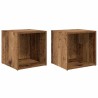 Ensemble meuble TV 2 pcs Bois Ancien 37 x 35 x 37,5 cm 631542631542