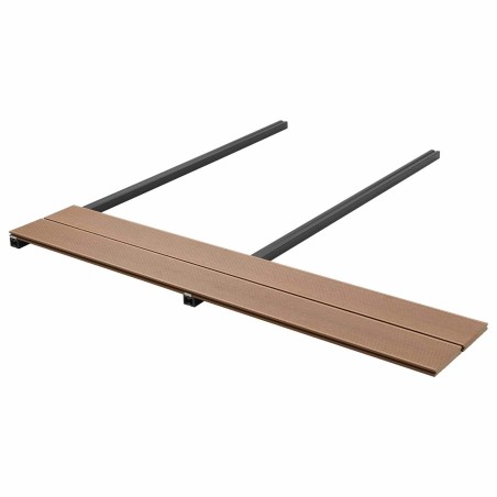 Planche de terrasse 6 pcs Teck WPC 631551631551