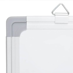 Tableau blanc magnétique pliable 200x50x1,7 cm aluminium 631580631580
